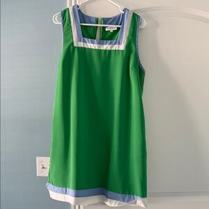 Green and Blue Dress